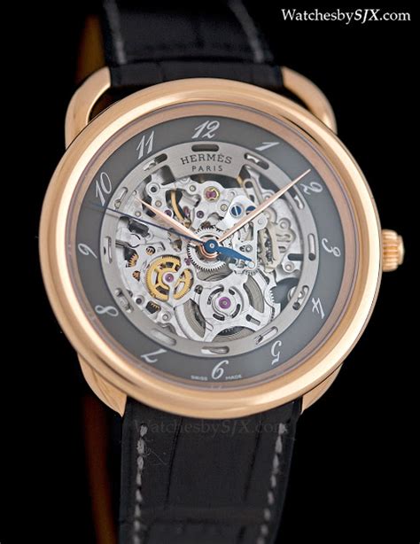 hermes skeleton horse watch|hermes arceau squelette.